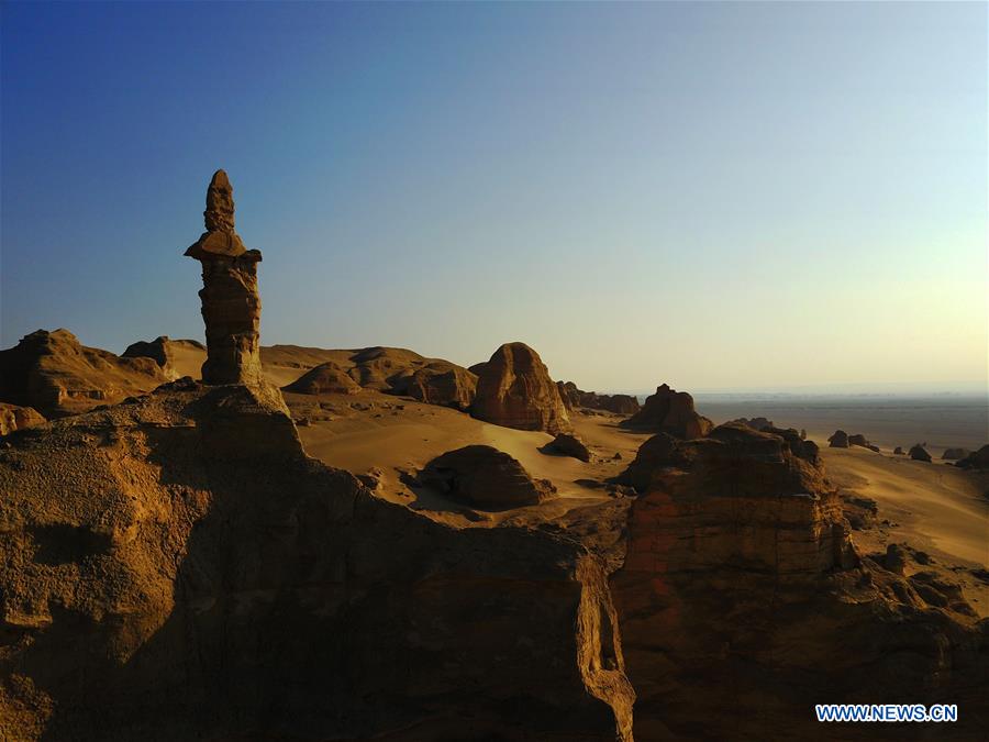 Yadan landform in Hami in Xinjiang