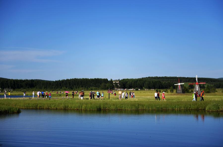 Scenery of Saihanba in N China