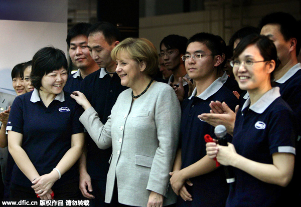 Merkel's visits to China aimed at forging 'special' ties