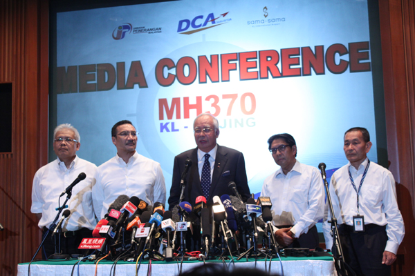 Actions of plane suggest deliberate act: Malaysian PM