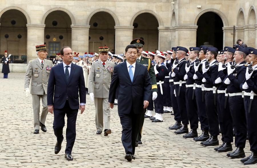 China, France vow to strengthen dialogue, promote co-op