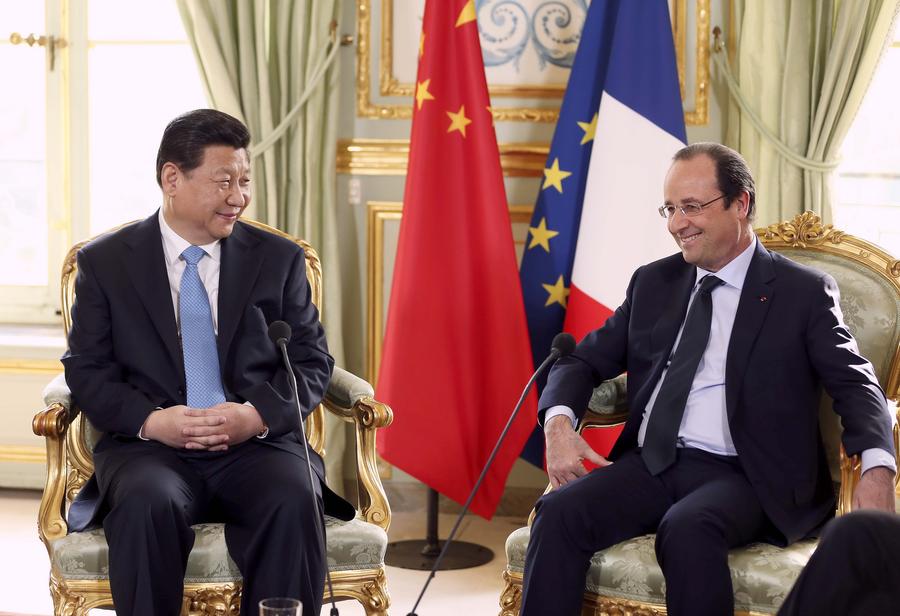 China, France vow to strengthen dialogue, promote co-op