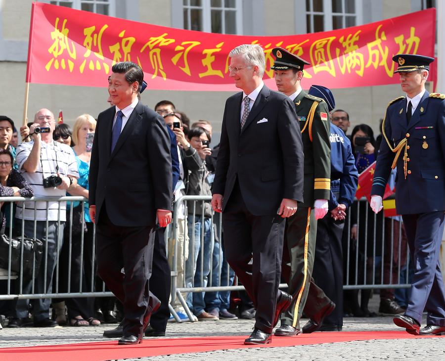 Xi bids farewell to Belgium, wraps up trip to Europe