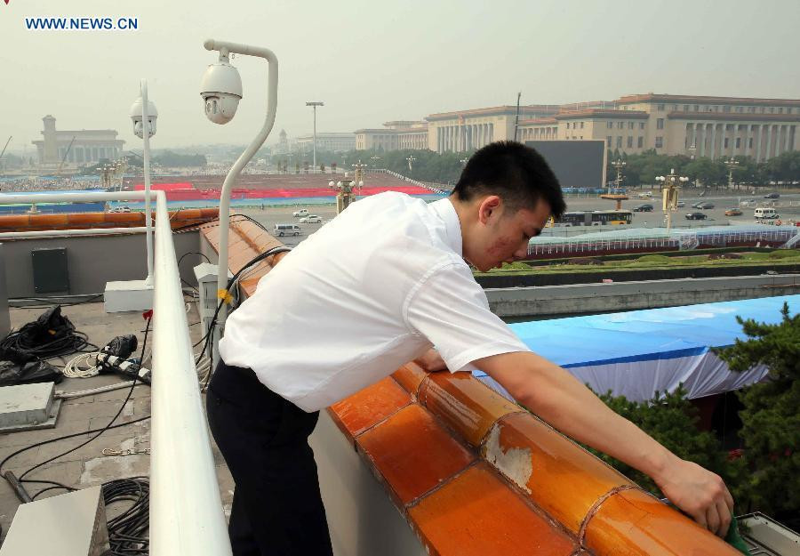 The changing looks of Beijing before V-Day parade