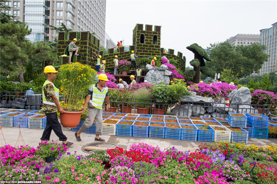 The changing looks of Beijing before V-Day parade