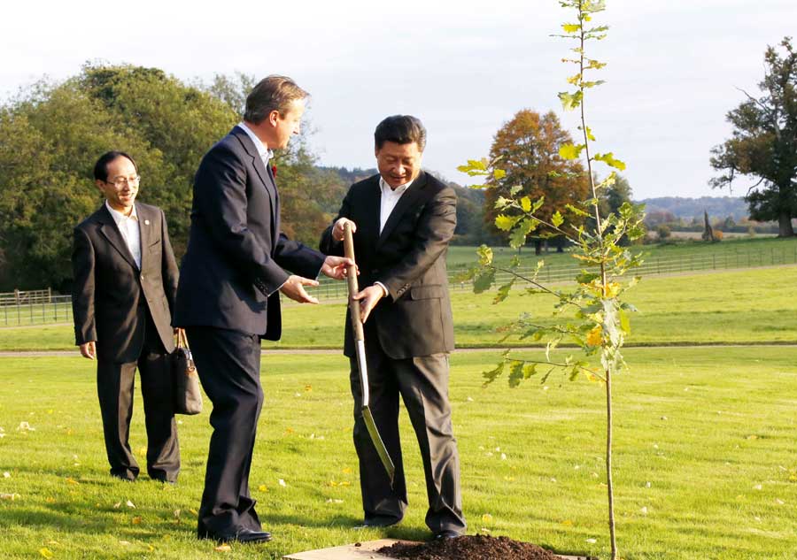 In photos: Memorable moments of President Xi's UK visit