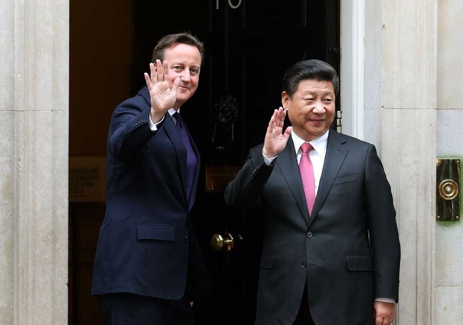 In photos: Memorable moments of President Xi's UK visit