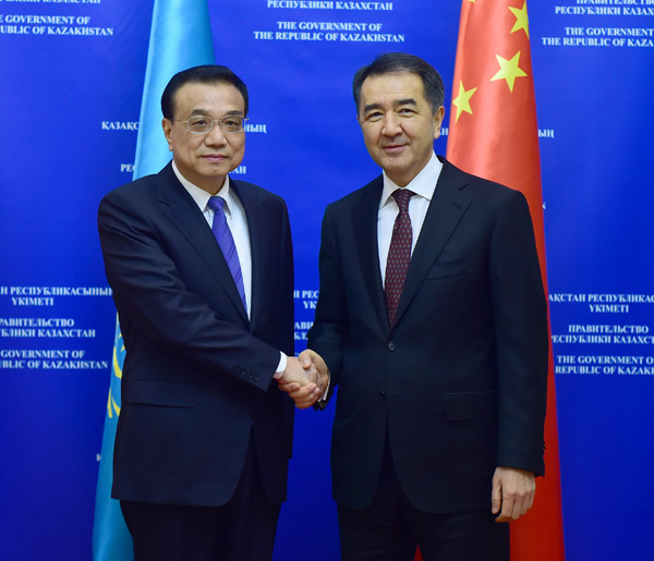 Premier Li: China to better dovetail Belt and Road Initiative with Kazakh projects