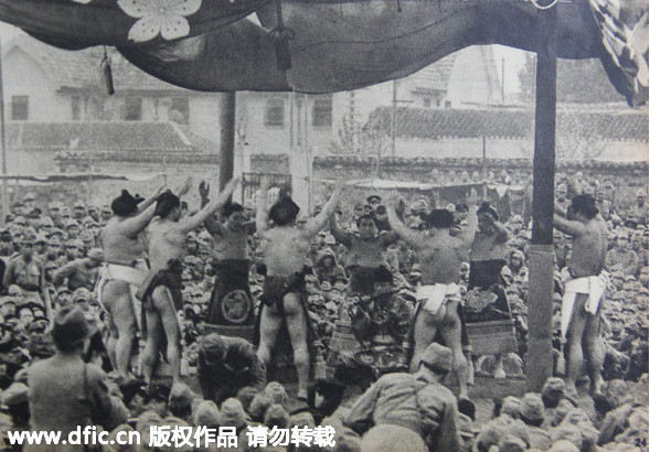 Historical photos reveal how Japan celebrated Nanjing invasion