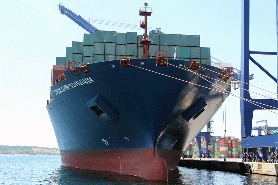 Expanded Panama Canal opens with Chinese ship making first passage