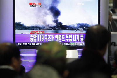 Two Koreas exchange fire, 2 marines killed