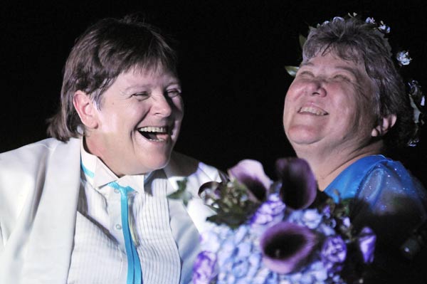 Two grandmothers in first legal gay marriage in NY