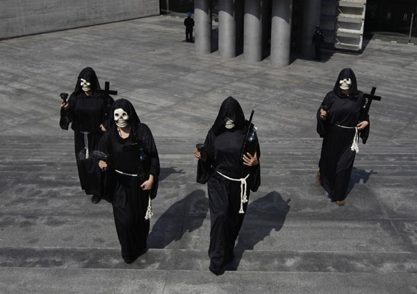 The Day of the Dead celebrated in Mexico