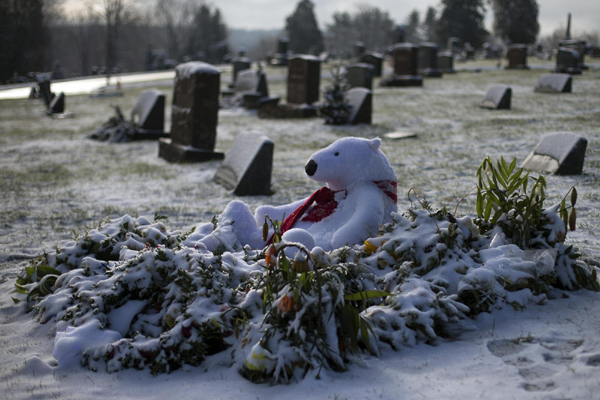 Christmas provides Newtown a break from mourning