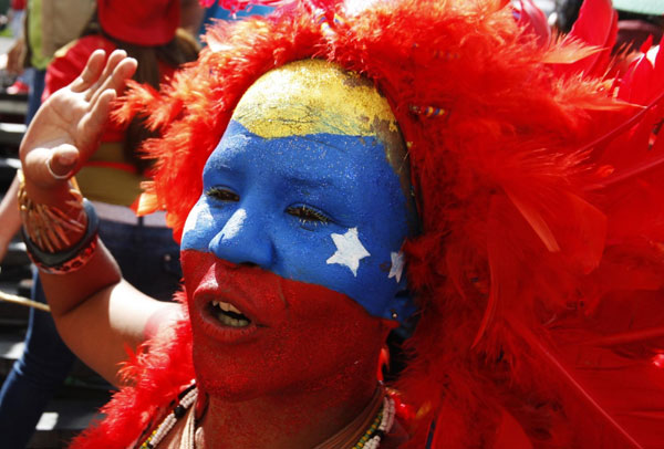 Venezuelans rally in support of ailing Chavez