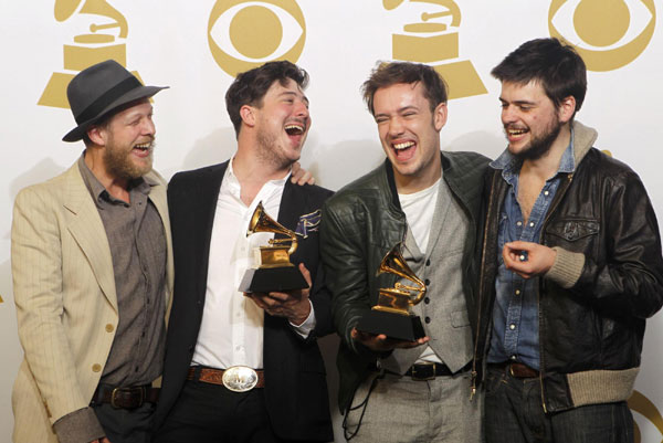 Mumford & Sons wins best album at Grammys