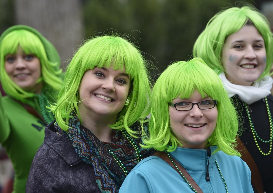 Going green for St. Patrick's Day