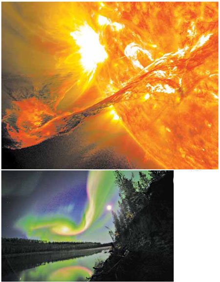 Forecasting sun storm havoc