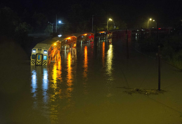 Heavy rainstorm hit Toronto