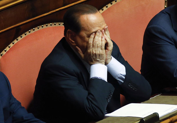 Berlusconi conviction upheld; prison term sticks