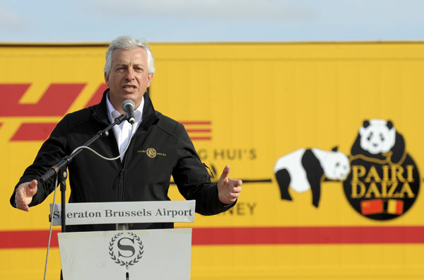 Pandas receive rockstar reception in Belgium