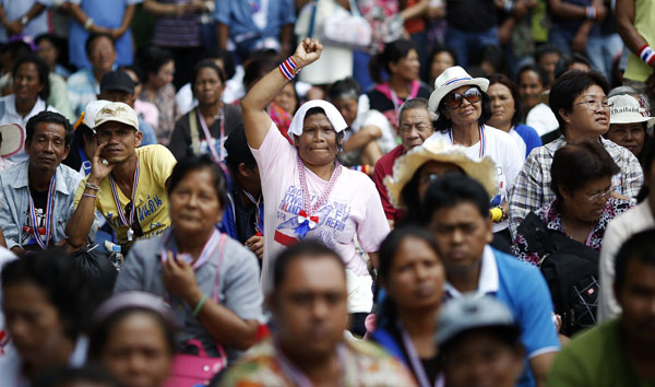 Explosion, gunfire ring out near Bangkok protest site