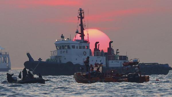 Boy and girl on South Korean ferry drowned with life jackets tied together