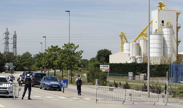 Severed head found in suspected French Islamist attack