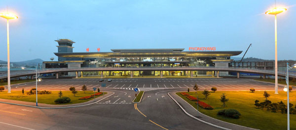 New, modern terminal of Pyongyang Intl Airport put into use