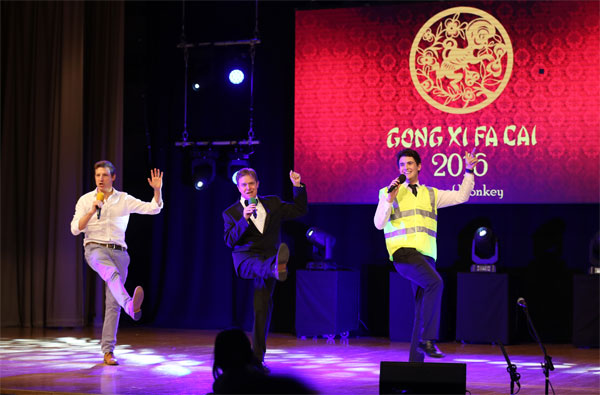 London's Chinese New Year gala rings in Year of Monkey