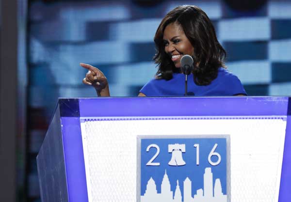 An Obama, not the president, brings down the house at Democratic convention