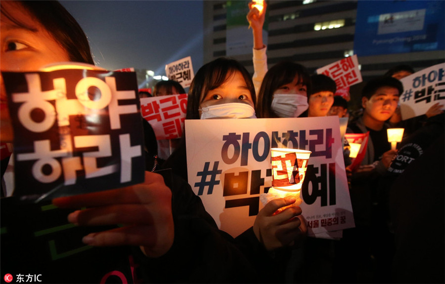 Enraged S Koreans rally nationwide to demand president's resignation