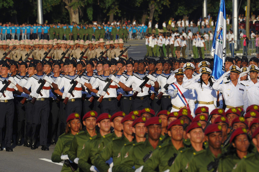 Big rally and military parade in Cuba to mark revolution