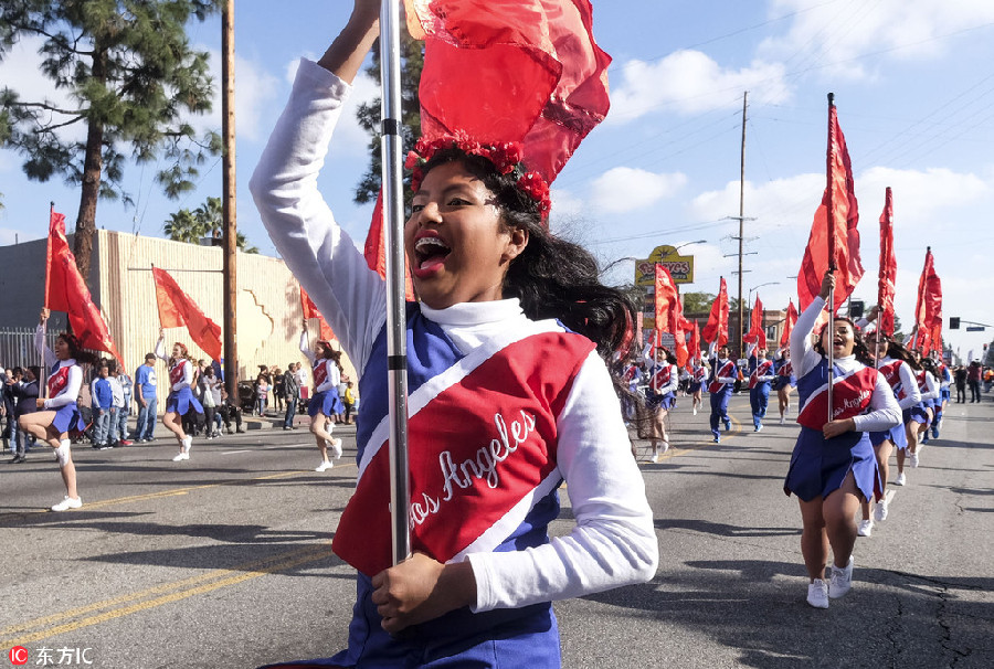 People march to commemorate Martin Luther King