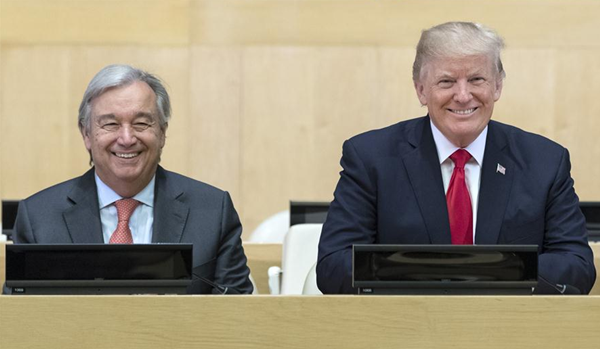 UN chief, Trump call for change in UN bureaucracy