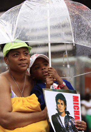 Michael Jackson public memorial held in Los Angelels